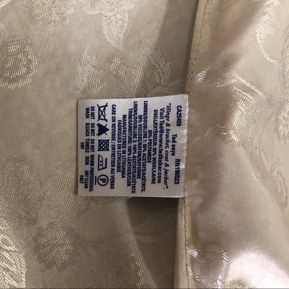 Ted Baker herringbone Coat size 1 Xs/Small - Picture 7 of 7